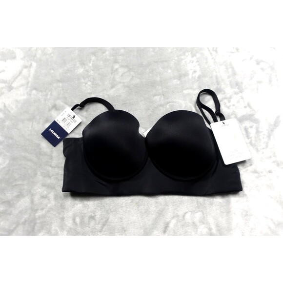 Leonisa Black Size 36 Strapless Longline Contouring Bra NWT - Picture 1 of 4